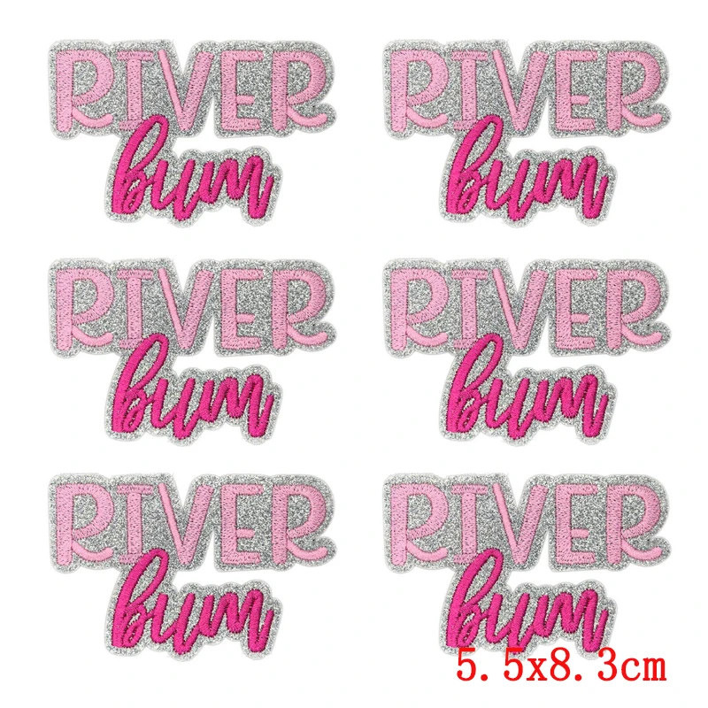 Parches termoadhesivos con letras eslogan Sassy Howdy Beach Bum - imagen 4