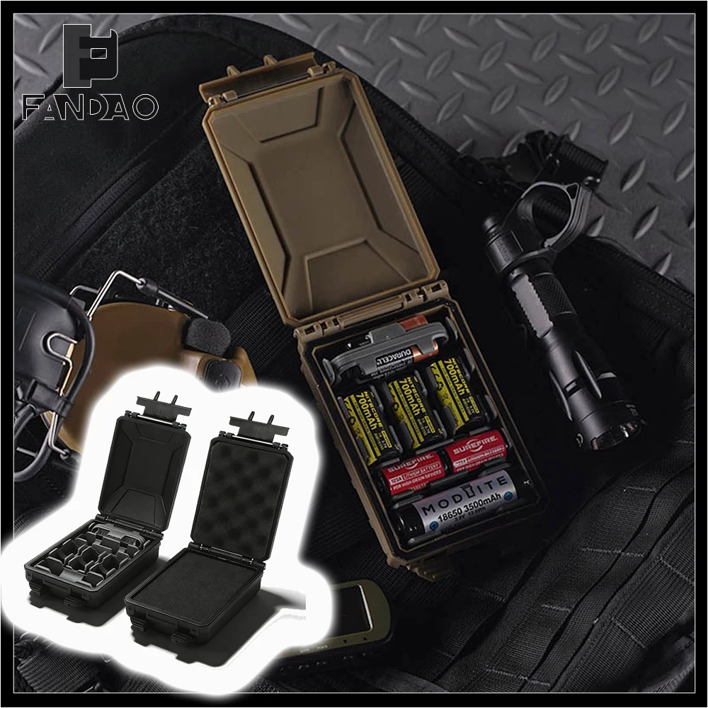 Porta baterías táctico MOLLE impermeable modular para chalecos