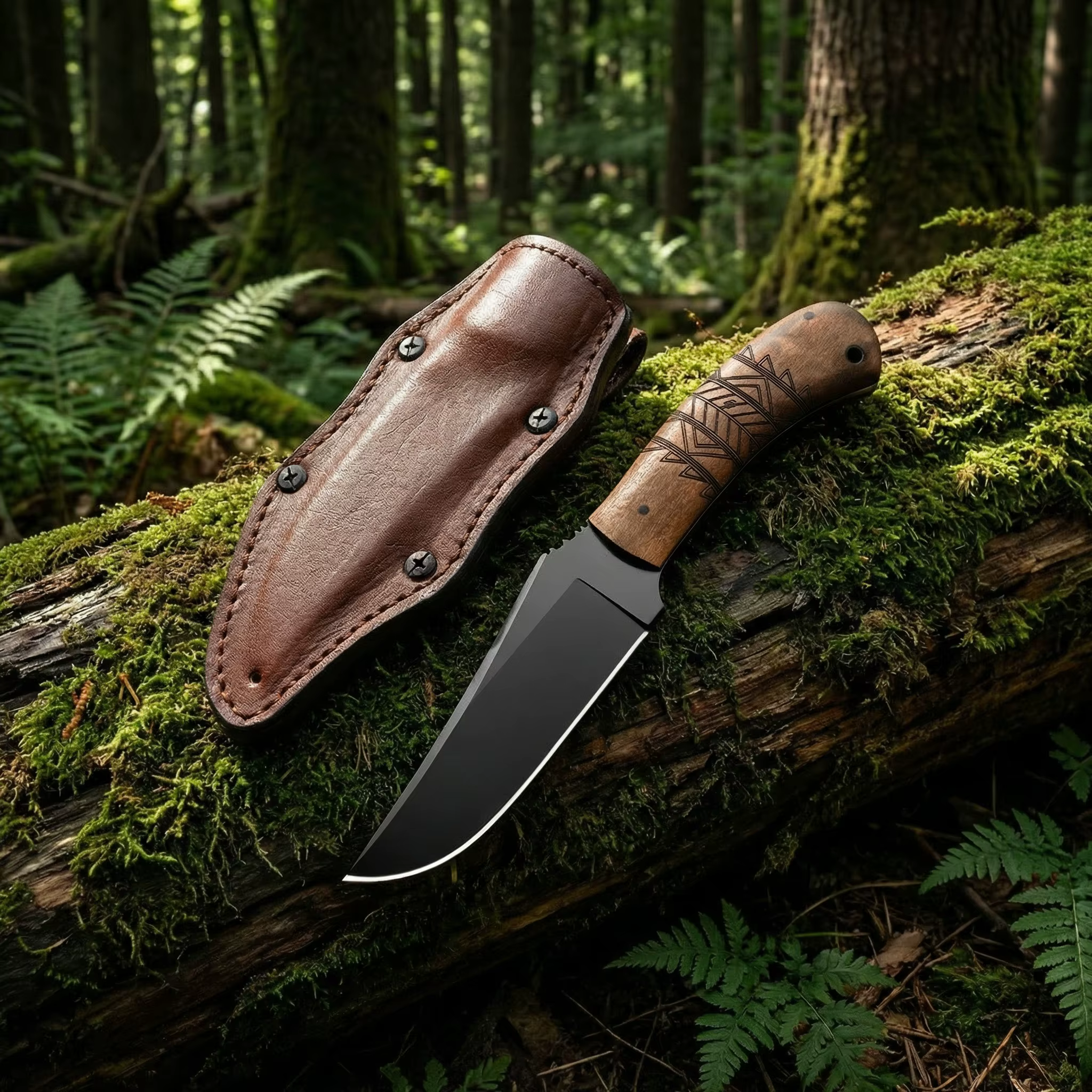 Funda de transporte para cuchillo de campamento