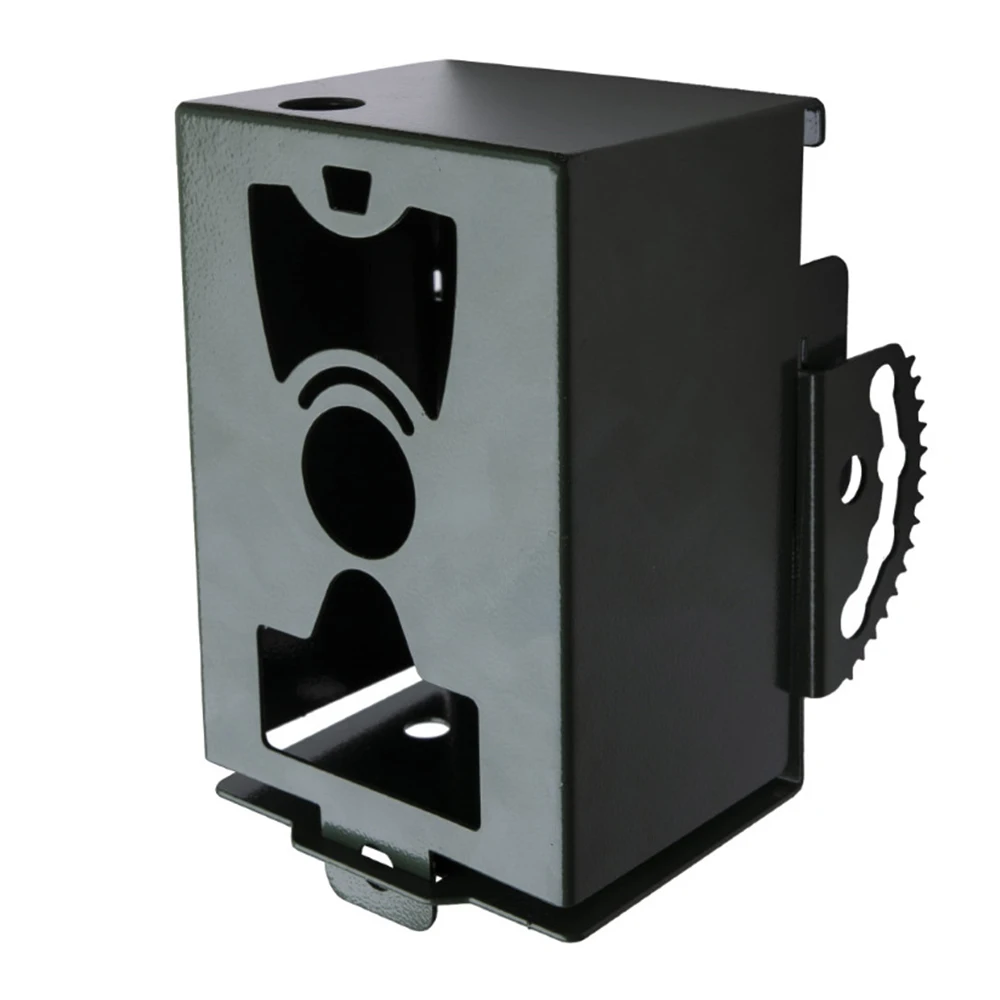 Caja metálica antirrobo para cámara de caza con cerradura - imagen 2