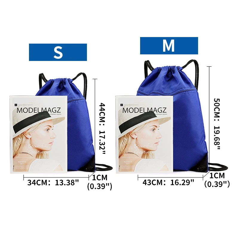 Mochila táctica impermeable plegable con cordón para natación y playa - imagen 2