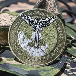 Parche morale alas Espada de hierro – Velcro táctico para brazalete o mochila
