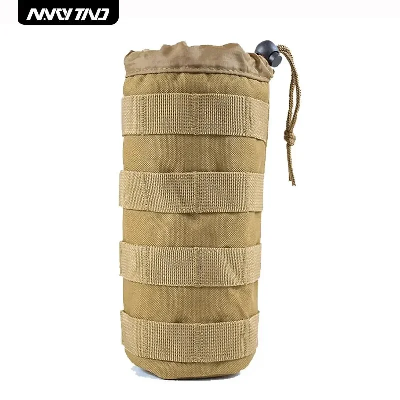 Bolsa táctica MOLLE para botella de agua caqui impermeable outdoor