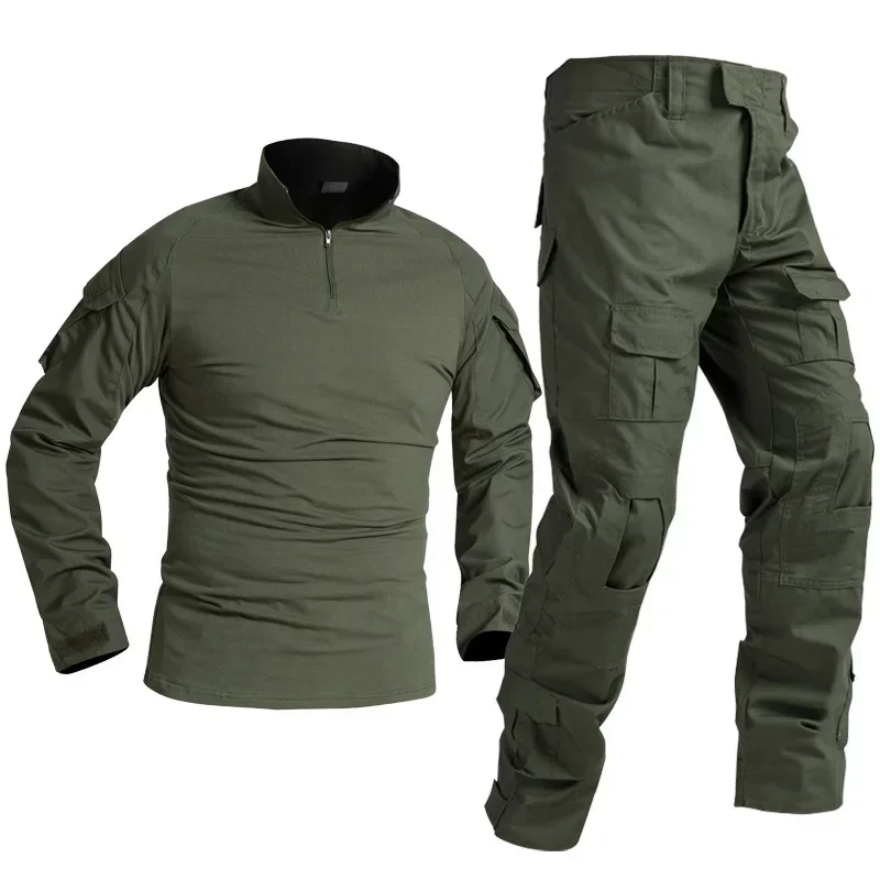 Uniforme táctico multicam camuflaje camisa pantalón airsoft paintball - imagen 4
