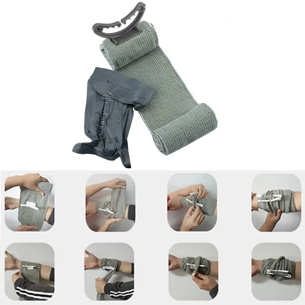 Israeli Bandage vendaje táctico de combate compresión de emergencia - imagen 4