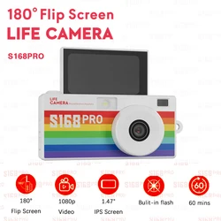 S168 Pro Cámara Digital Compacta 1080p con Pantalla IPS