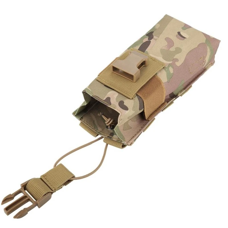 Soporte radio táctico MOLLE - funda nylon para walkie-talkie exterior - imagen 5