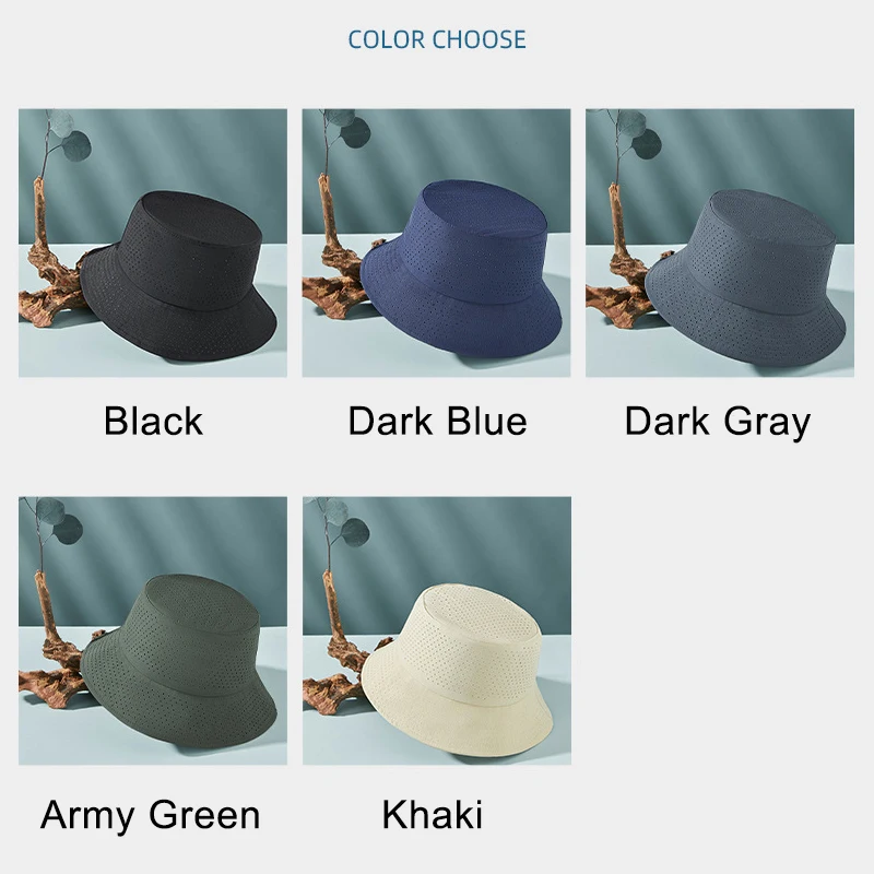 Gorra pescador táctica de malla secado rápido para exterior - imagen 3