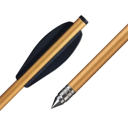 Toparchery Flechas para ballesta de aluminio con puntas fijas
