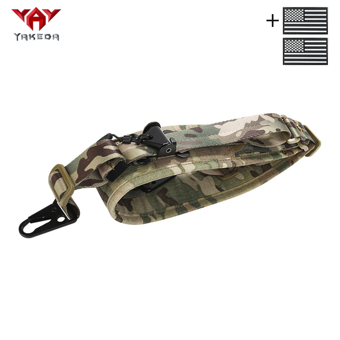 YAKEDA Correa táctica bivalente ajustable rápida para rifle y mochila - imagen 4