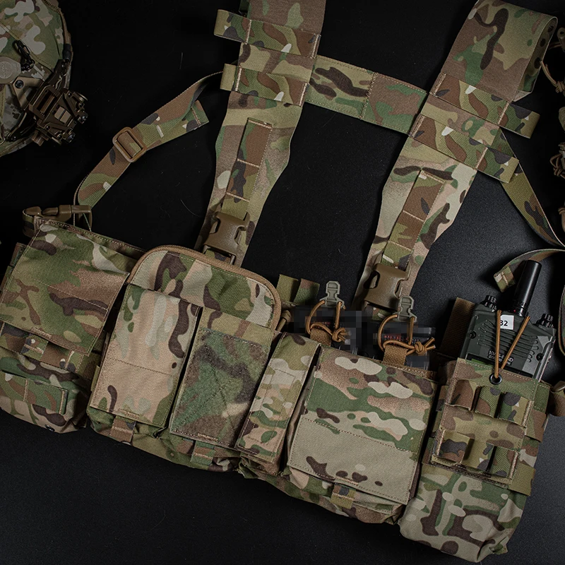Cordura UW Chest Rig chaleco táctico MOLLE para accesorios - imagen 3