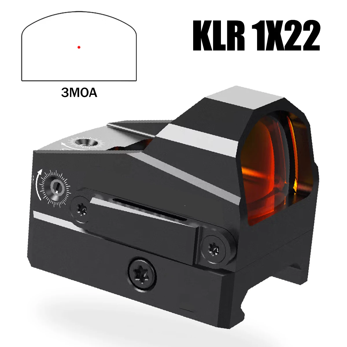 KLP Mira Red Dot Compacta para Rifle con Montaje