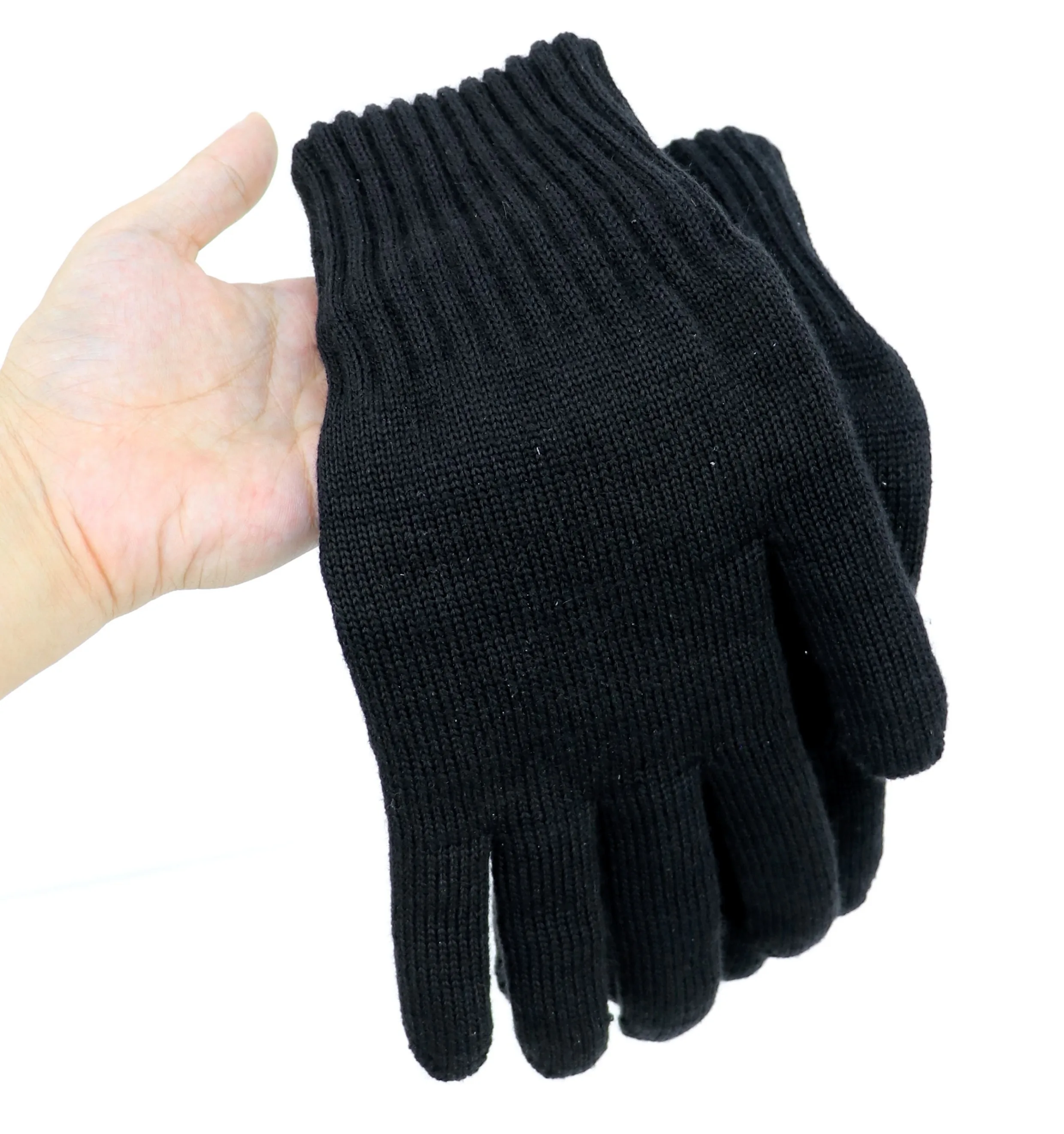 Guantes de lana surplus soviéticos marrón para invierno militar - imagen 3