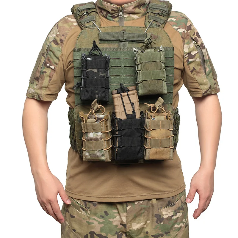 Portacargador MOLLE con ranuras dobles
