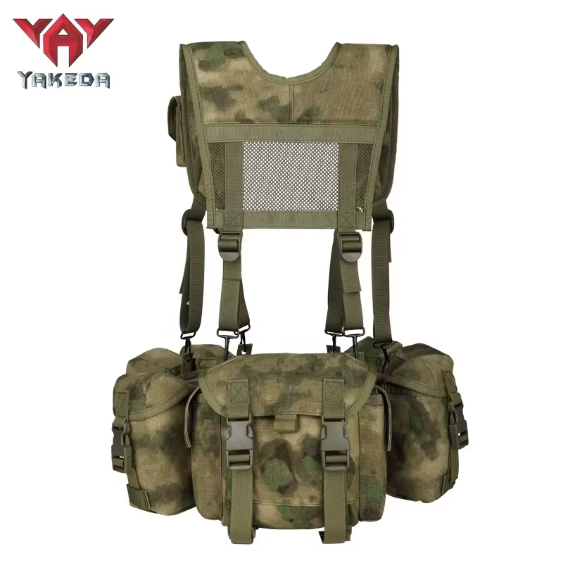 Yakeda conjunto táctico cintura pecho camiseta sin mangas MOLLE - imagen 4
