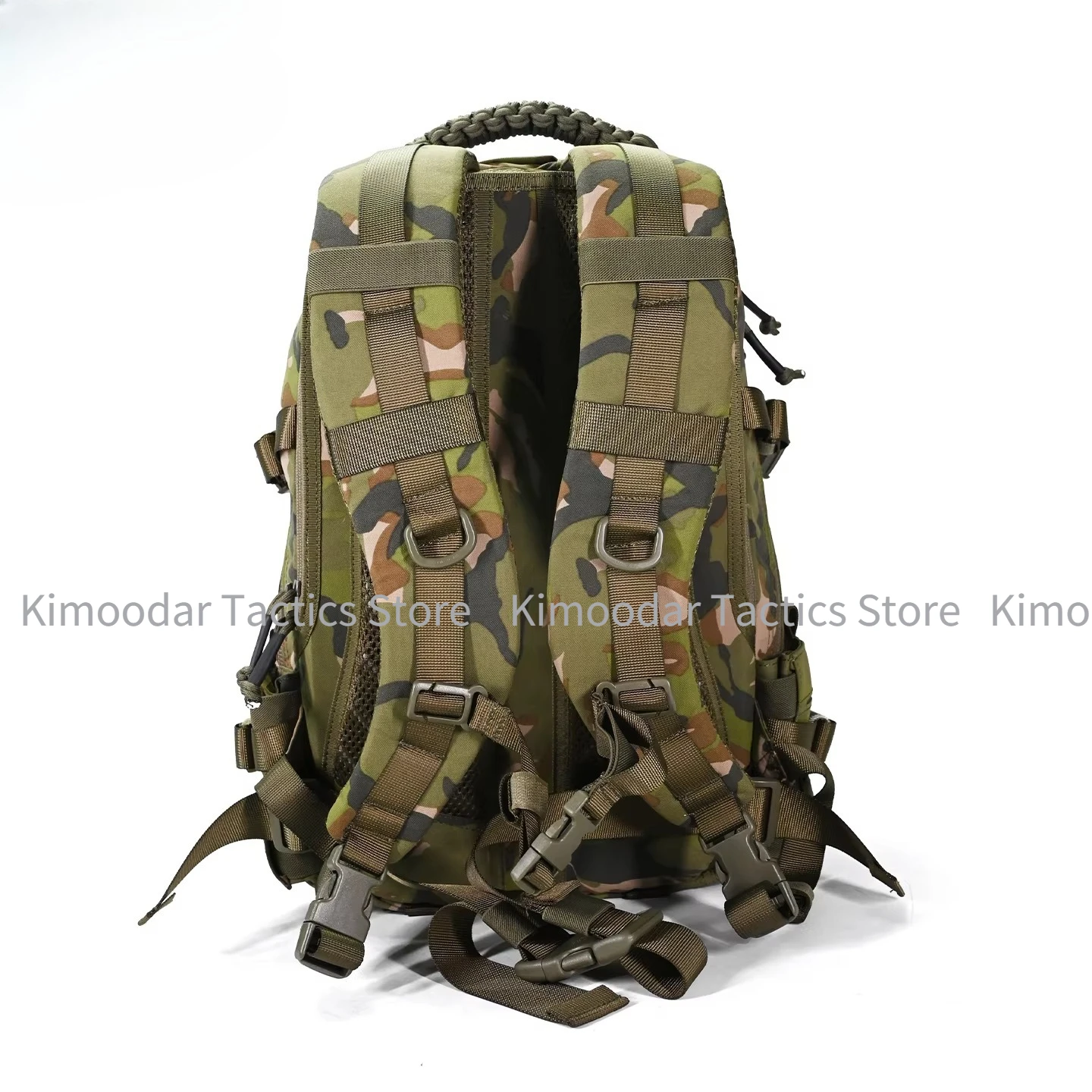 Mochila táctica nylon gran capacidad huevo de dragón camuflaje hojas - imagen 4