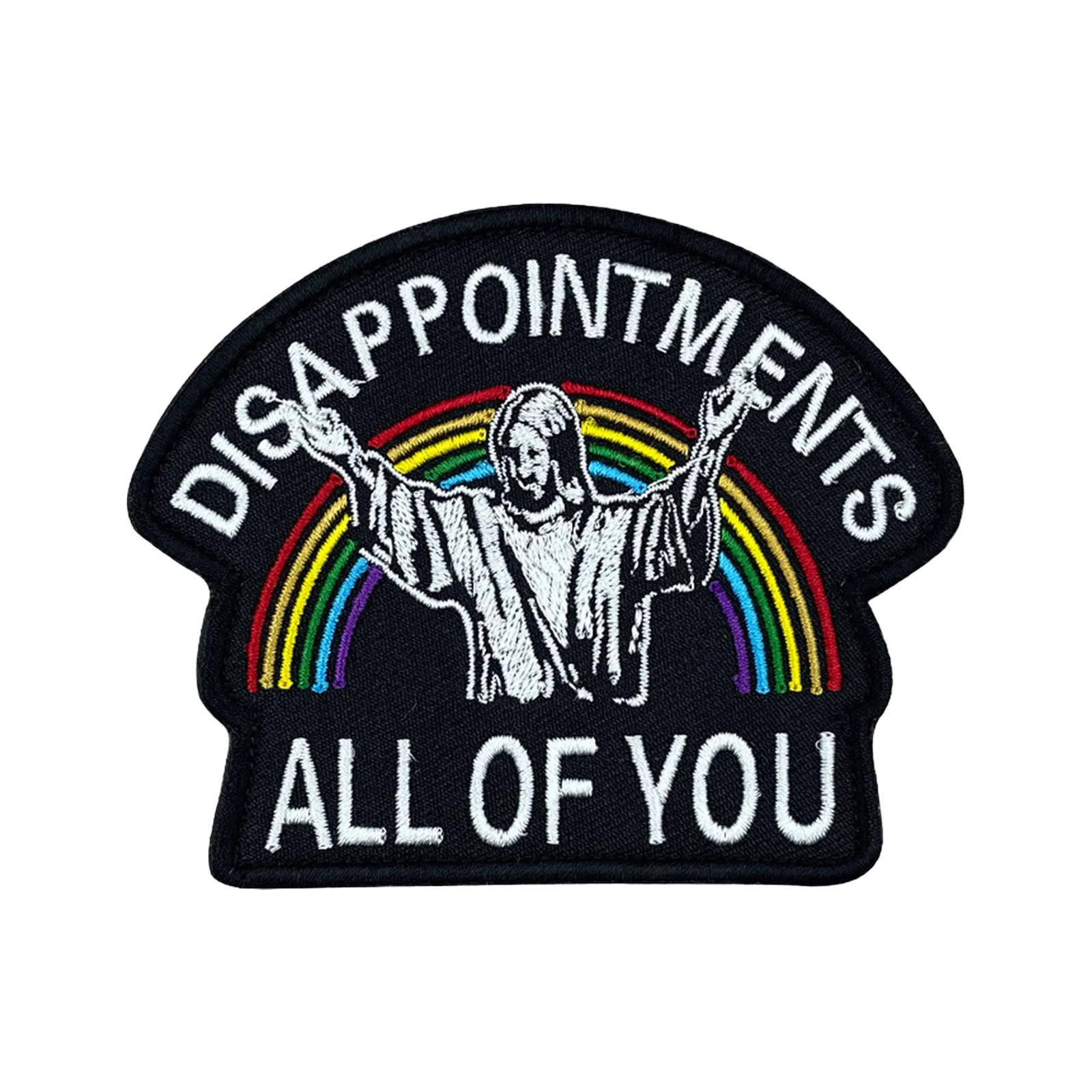 Parche bordado DISAPPOINTMENTS ALL OF YOU para mochila táctica