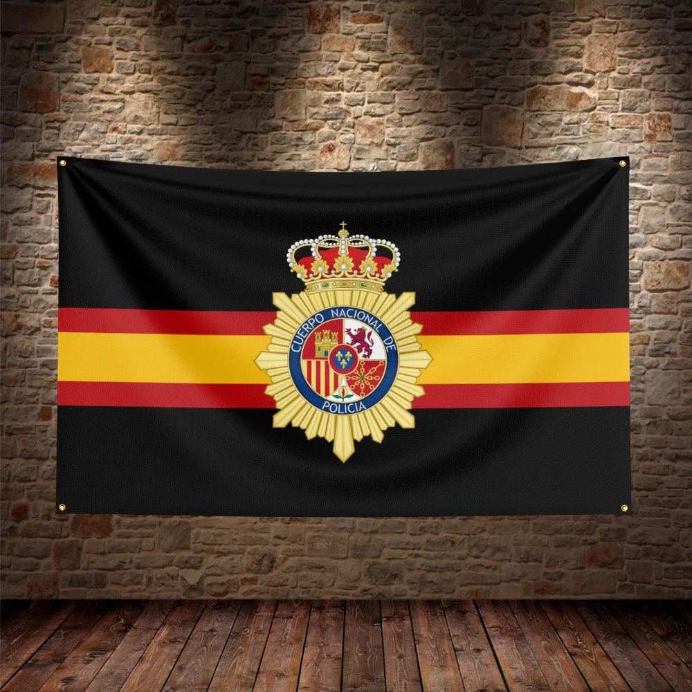 Bandera Policía Nacional de España para decoración de pared - imagen 5