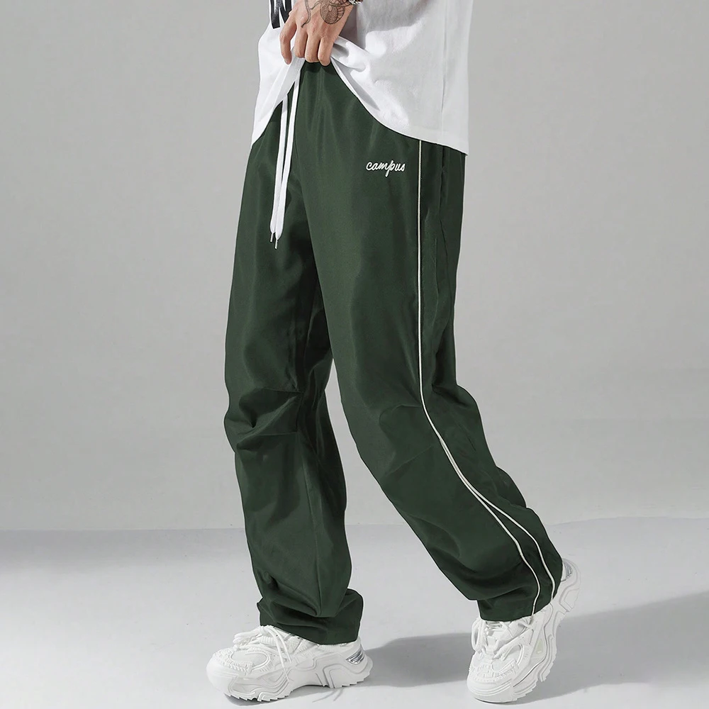 Pantalones deportivos rectos con cordón para hombre – verano - imagen 3