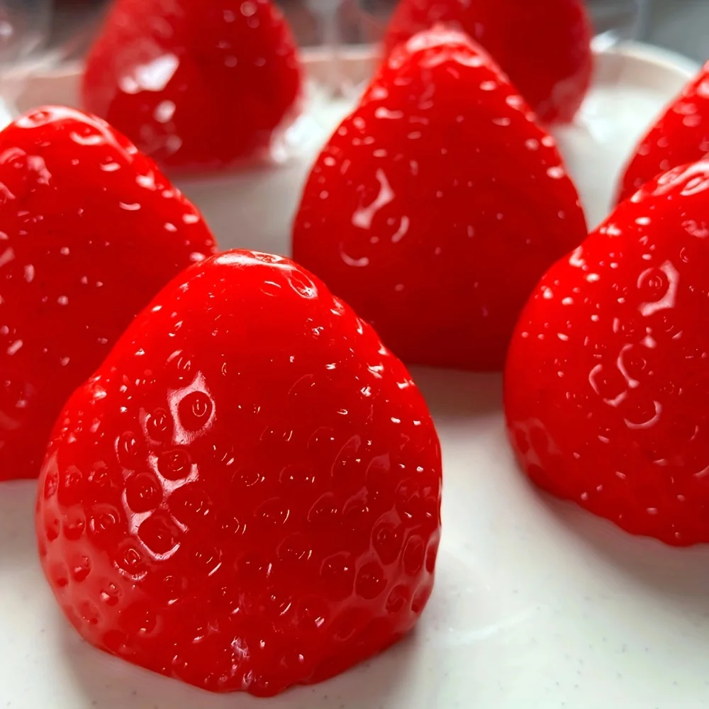 Juguete sensorial fresa de peluche, fruta para niños y fiestas - imagen 3