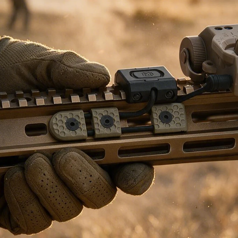 Soporte guía cables táctico M-LOK para rifle airsoft - imagen 3