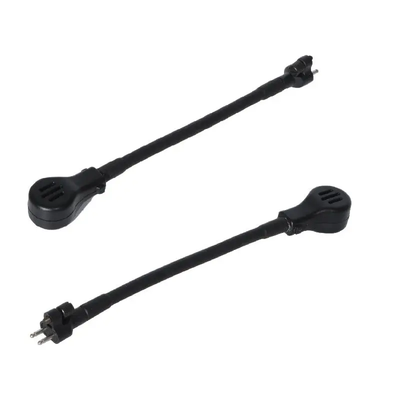 Micrófono montado en un auricular táctico