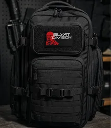 Parche táctico bordado MMAC Bogatyrs negro – para mochila MOLLE