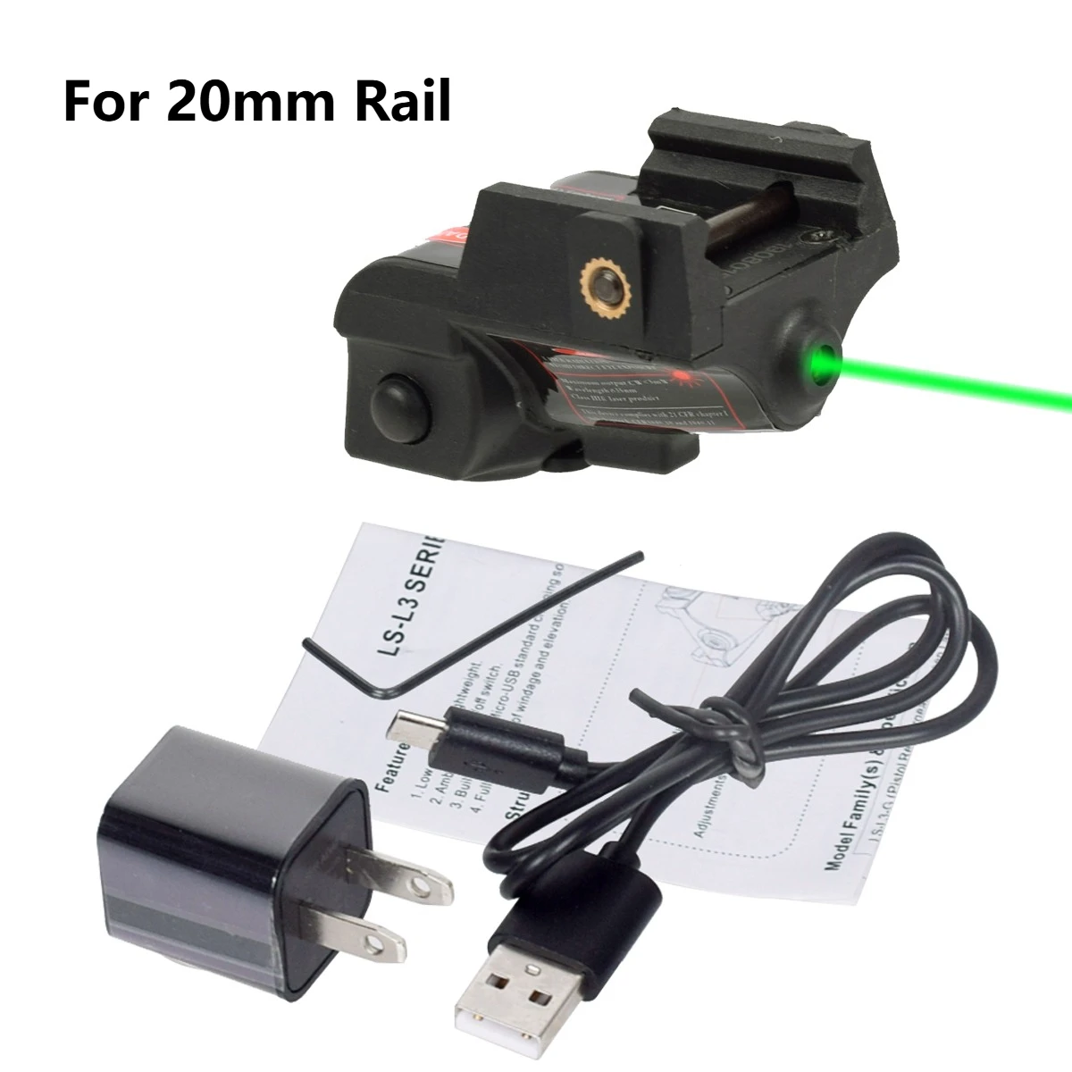 Luz láser roja en condiciones bajas