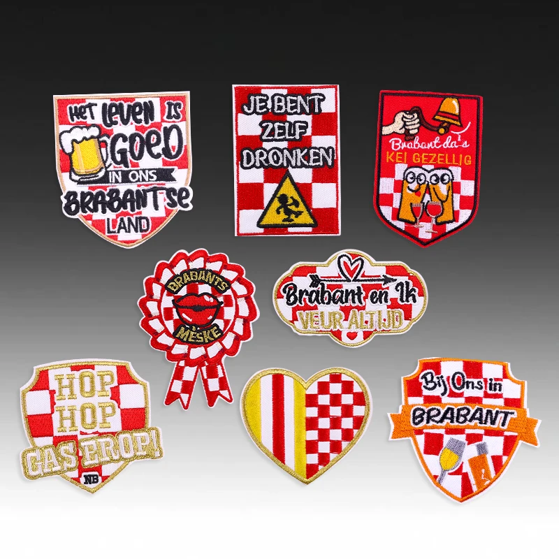 Emblema Brabant parche bordado para planchar Carnaval Países Bajos - imagen 3