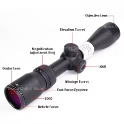 Optics VTCF mira telescópica BDC MOA Dead-Hold para caza y táctica