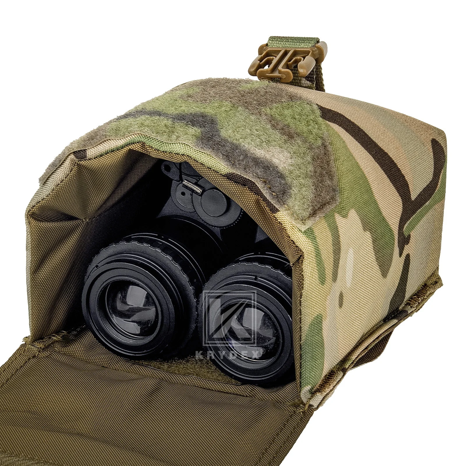 Bolsa táctica visión nocturna KRYDEX MOLLE NVG con estuche acolchado