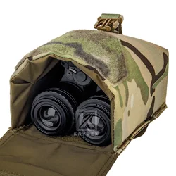 Bolsa táctica visión nocturna KRYDEX MOLLE NVG con estuche acolchado