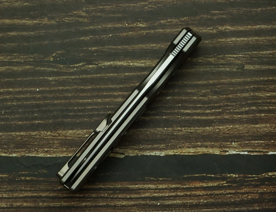 Mango de aleación de titanio del cuchillo EDC
