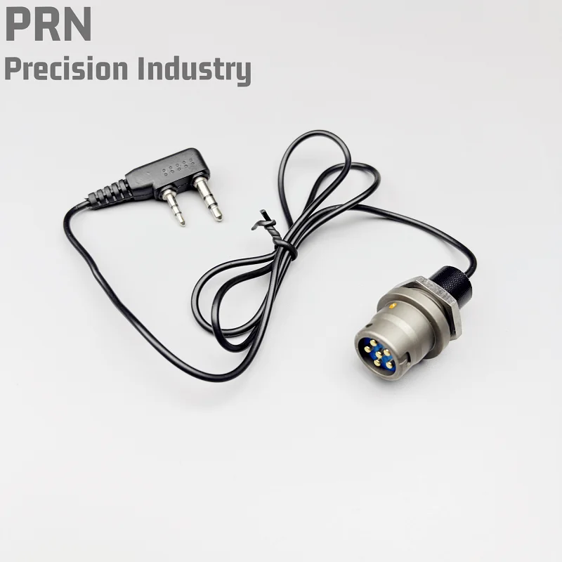 Conector de audio NATO U-283 GC283/U para radios militares PRC148/152