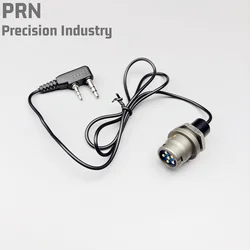 Conector de audio NATO U-283 GC283/U para radios militares PRC148/152