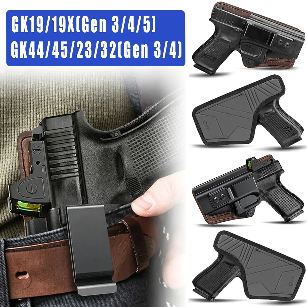 Funda táctica IWB para pistola compacta oculta G19/23 – diestro/zurdo - imagen 5