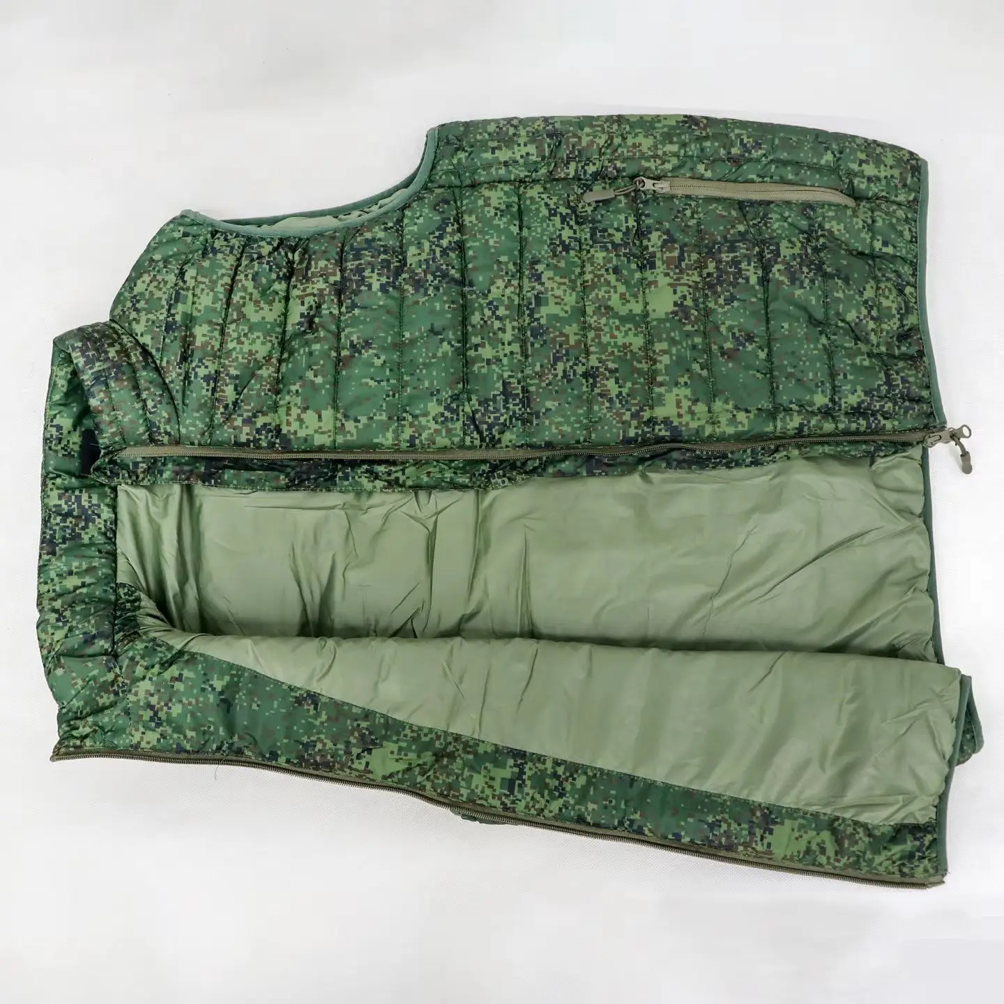 Chaleco táctico sin mangas de algodón cuello alto camuflaje ruso - imagen 4
