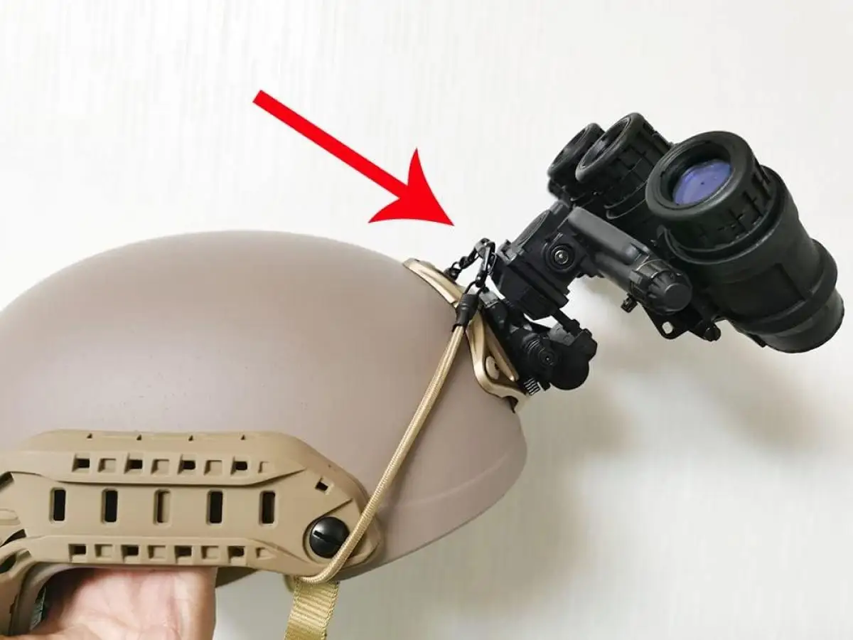 FMA bungee cuerda elástica para casco NVG VAS ARC gancho y bucle - imagen 5