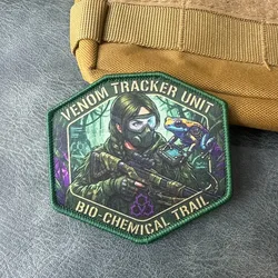 Parche táctico militar de gancho y bucle con insignia moral