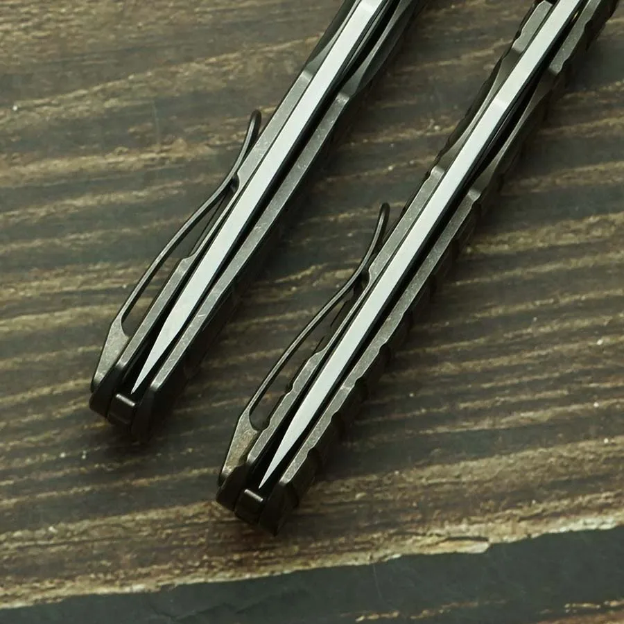 vista del cuchillo plegado EDC