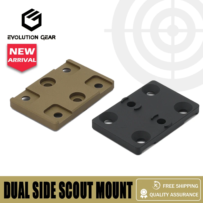 Soporte lateral M-LOK Keymod para linterna caza M300 M600 - imagen 5