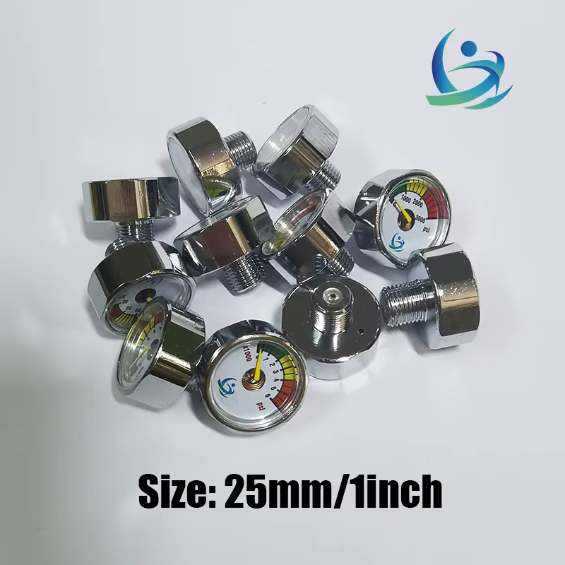 Manómetro Mini Micro HPA 25mm para buceo y aire comprimido - imagen 5