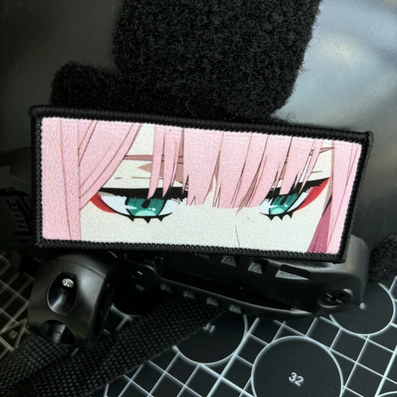 Parche táctico velcro Zero Two – Darling in the Franxx anime - imagen 2