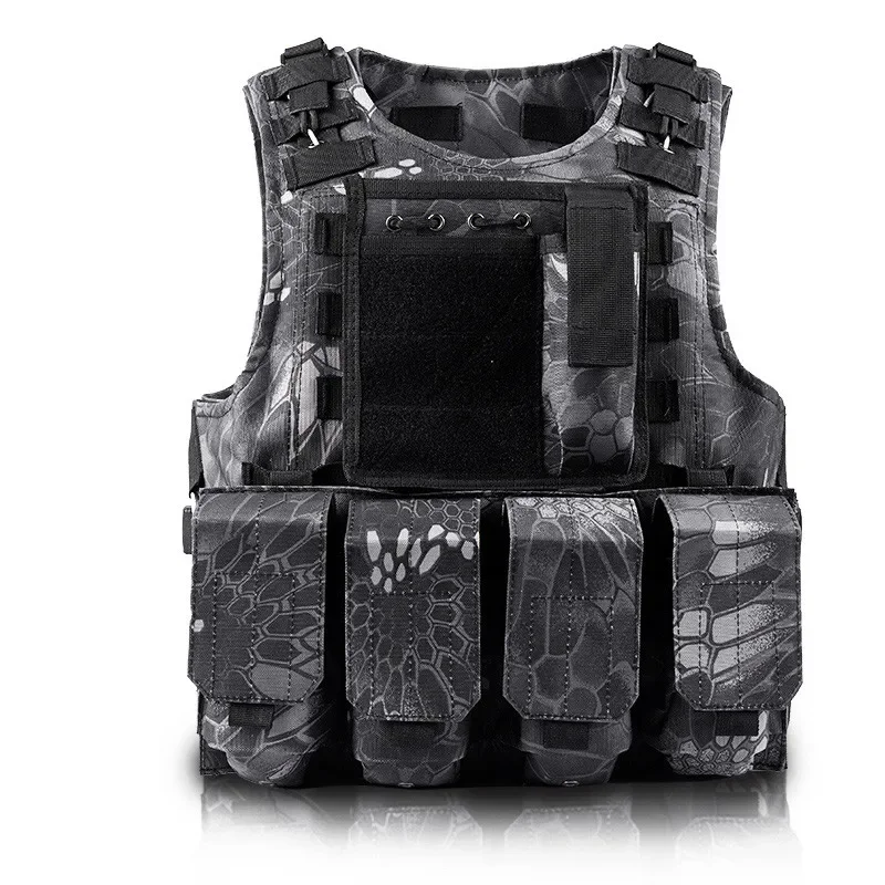 Chaleco táctico MOLLE portaplacas para airsoft y exteriores hombre - imagen 4