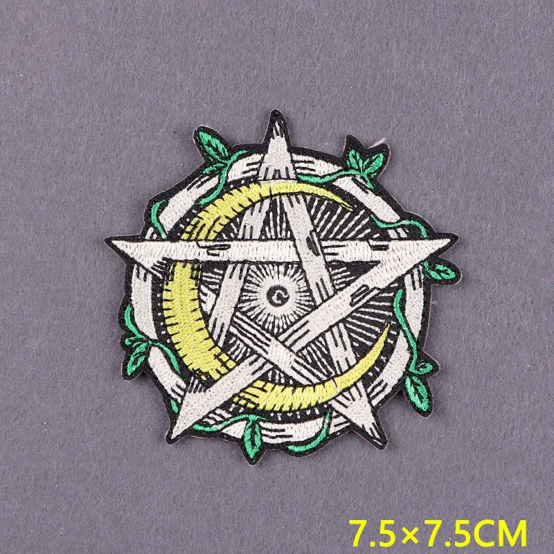 Parche bordado terror velcro para ropa y mochila insignia casera - imagen 4