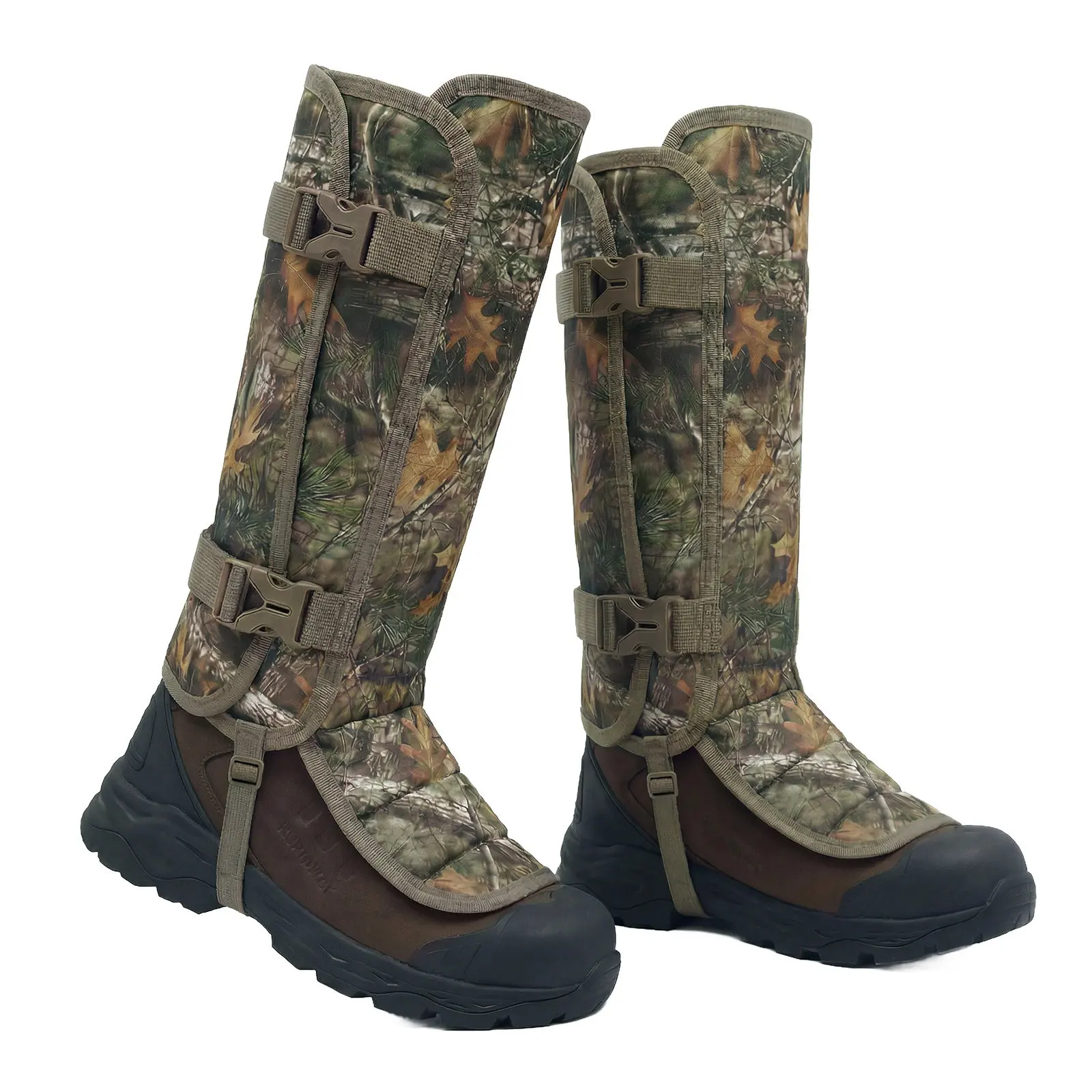 Polainas camuflaje ripstop tácticas impermeables para caza y montaña