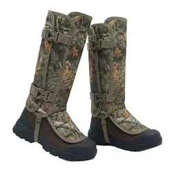 Polainas camuflaje ripstop tácticas impermeables para caza y montaña