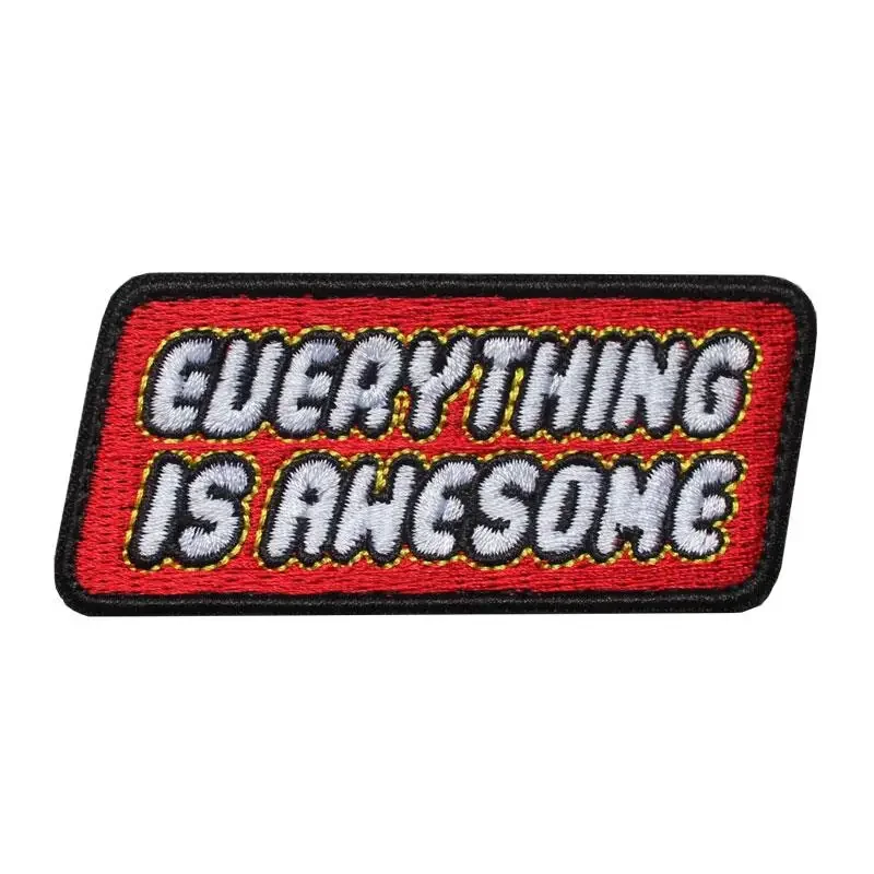 Parche bordado velcro con frase inspiradora para exterior táctico - imagen 4