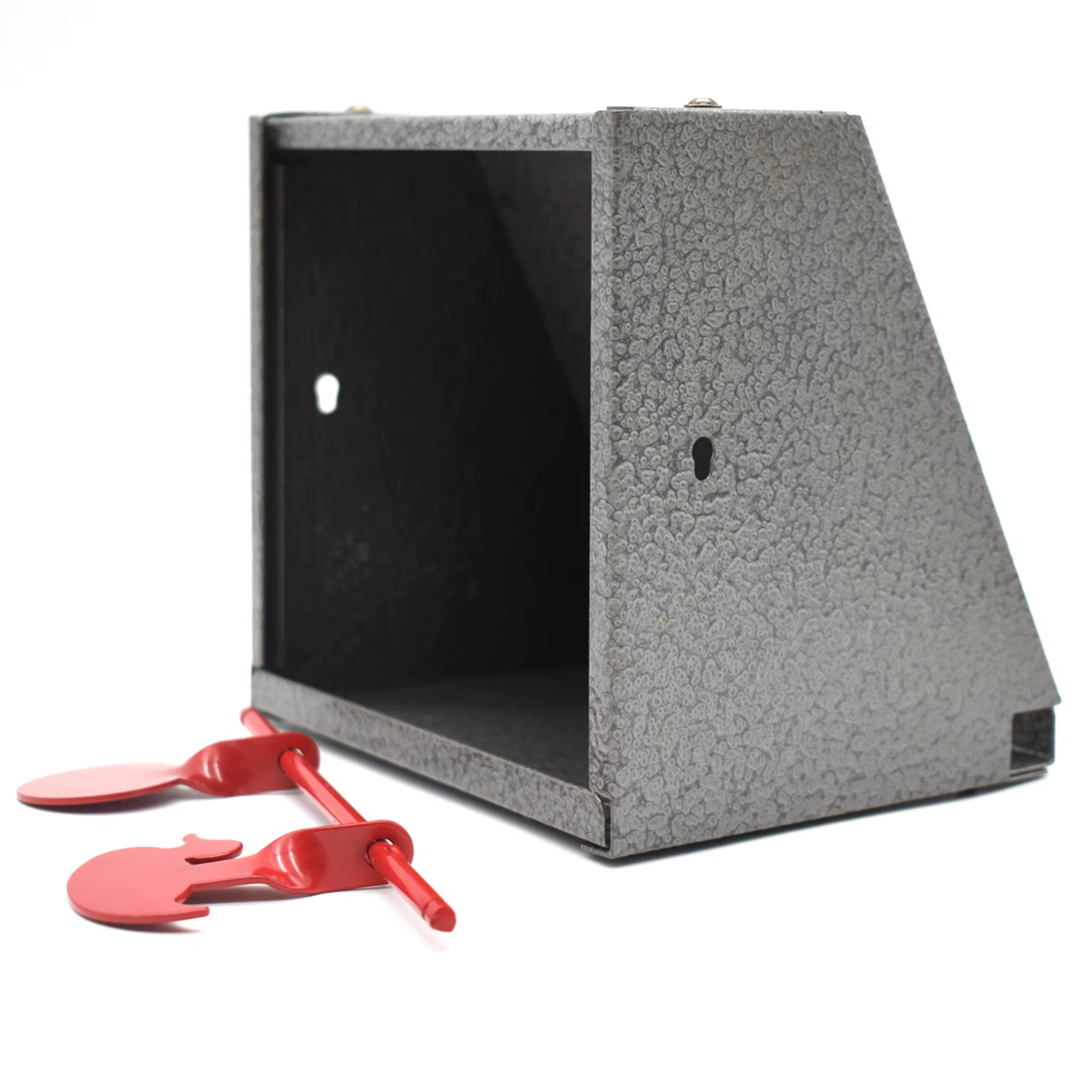 Caja metálica tiro táctico con dianas práctica pistola rifle - imagen 5