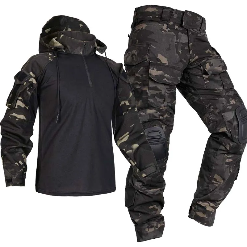 Uniforme táctico camuflaje ripstop para airsoft, caza y exterior - imagen 5